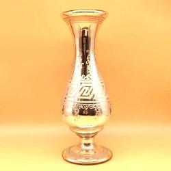 Starožitná sklenená váza amalgámová